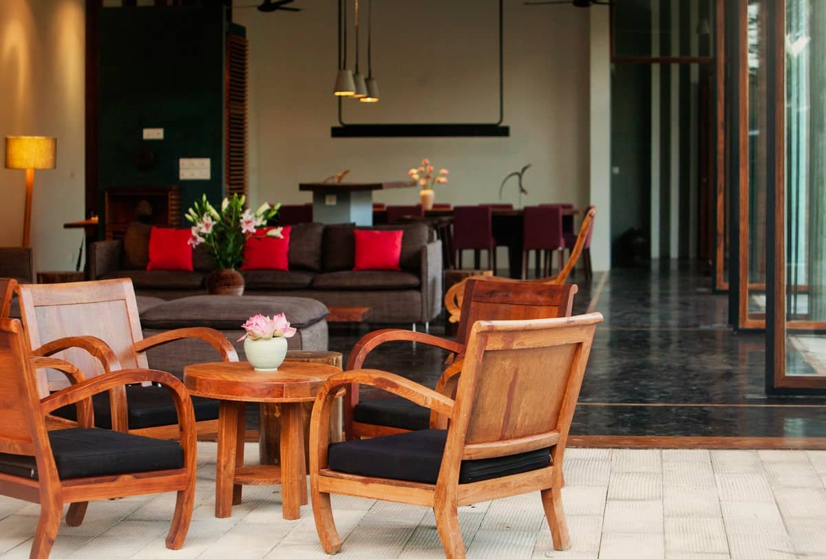 Villa Ni Say terrace and living area